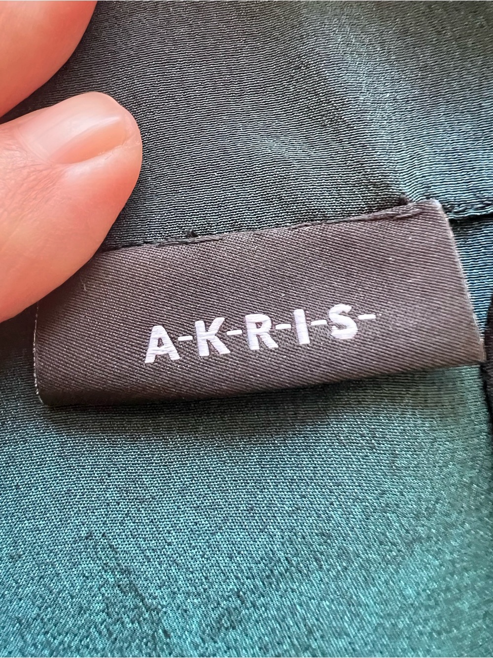 Akris Women Shirt Sz 8 Silk Crepe Tunic Hidden Zip Equestrian Horse Rider Print - Picture 3 of 16